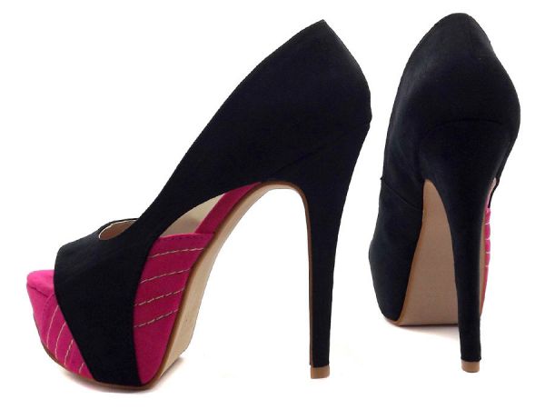 Sapato Peep Toe - Referência: 268-014A