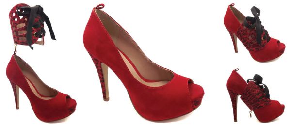 Sapato Peep Toe - Referência: 21524C