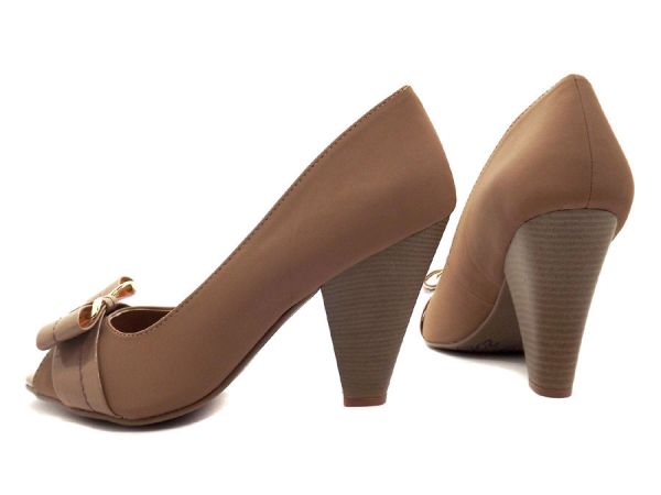 Sapato Peep Toe - Referência: 6702B