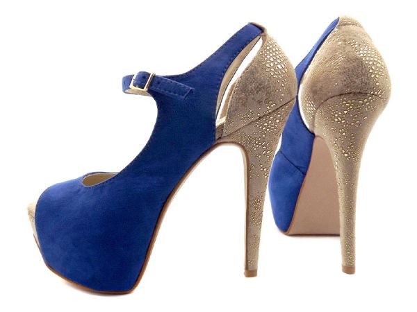 Sapato Peep Toe - Referência: 268-050B