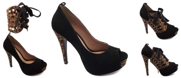 Sapato Peep Toe - Referência: 21524A